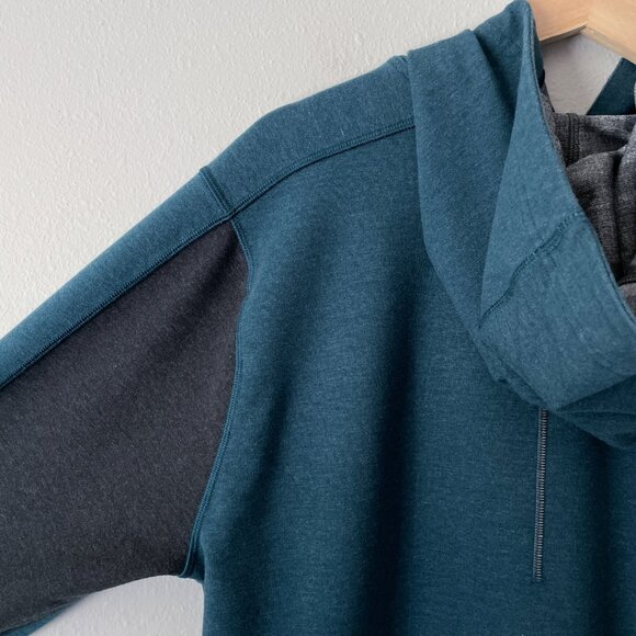 Lululemon Pave Pullover Hoodie Men's Size *XXL? Alberta Lake Teal Black/Gray - Picture 10 of 13